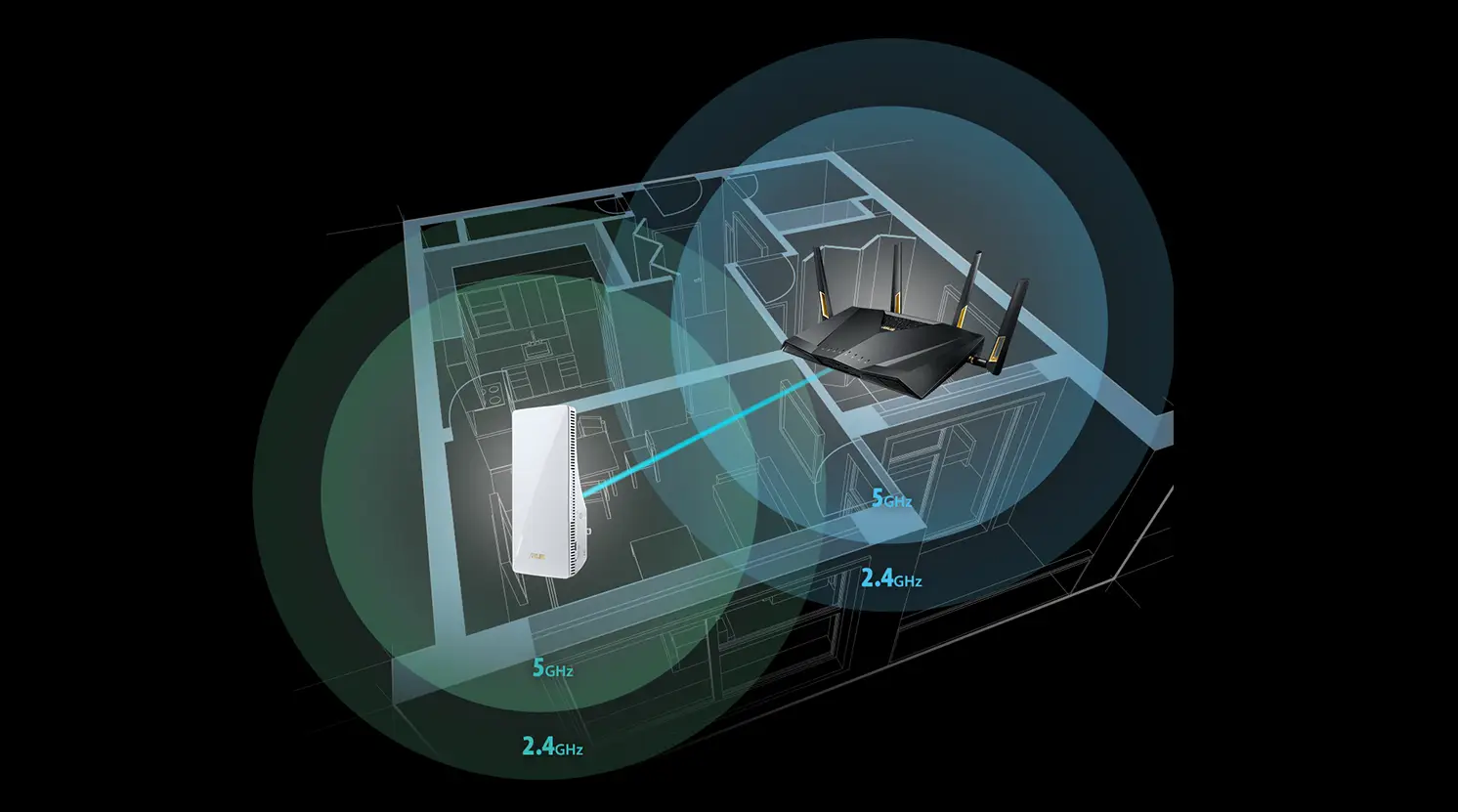 ASUS RP-AX56 wzmacniacz sygnału